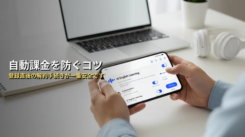 【重要】勝手に課金される?無料体験の注意点と確実な解約方法