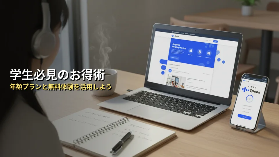 学生必見!Speak(スピーク)を安くお得に利用する方法