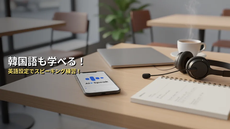 AI英会話アプリ「Speak(スピーク)」で韓国語は学べる？