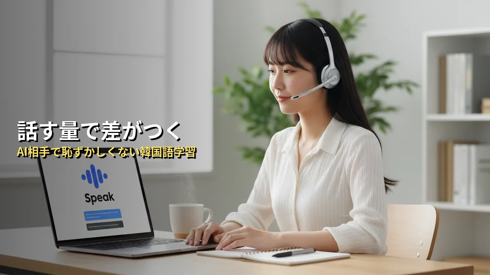 Speak(スピーク)で韓国語を学ぶ3つのメリット