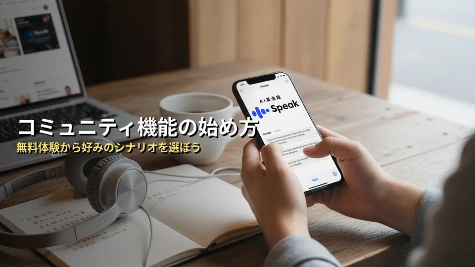 Speakのコミュニティ機能の使い方・始め方