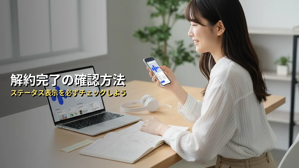 スピークが確実に解約できたか確認する方法