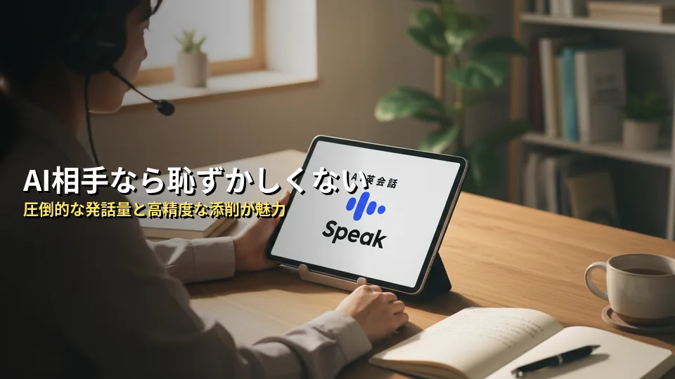Speak(スピーク)の良い口コミ・評判とメリット