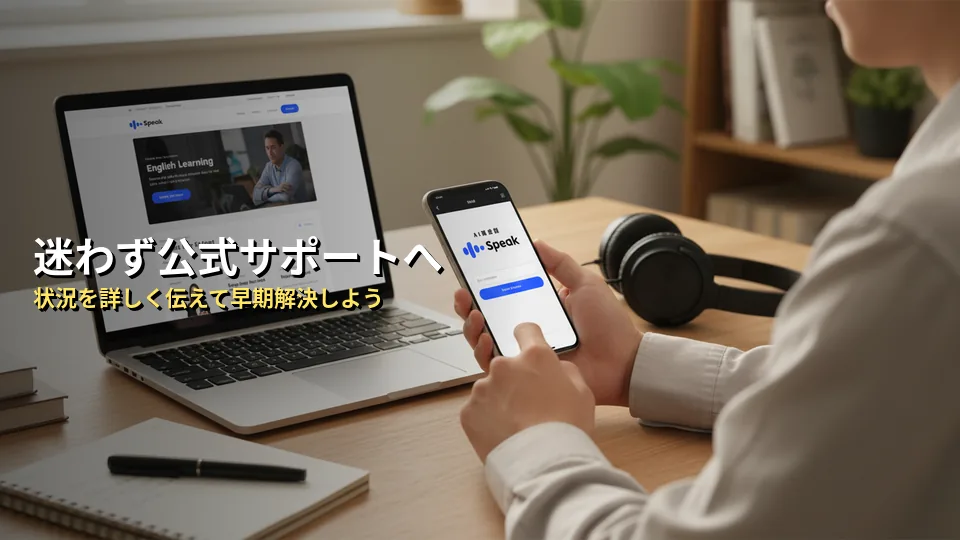 それでも解決しない場合は公式サポートへ問い合わせ