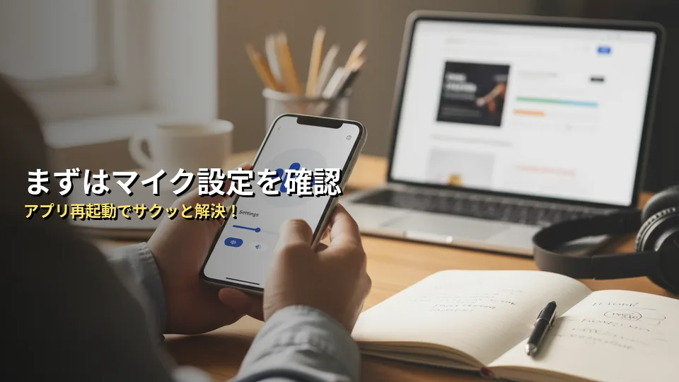 まとめ:まずはマイク設定と再起動を試してみよう