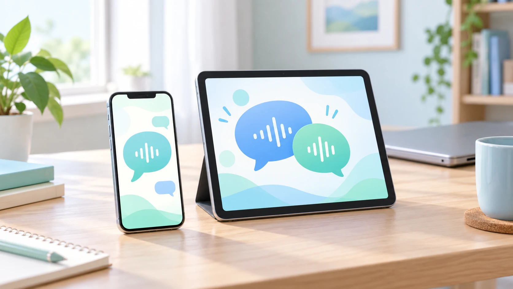 英会話学習に使うスマートフォンとタブレット
